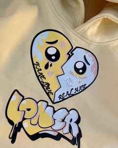Pulls à capuche en molleton doux 100 % coton brodés et imprimés en relief, coupe régulière, style streetwear oversize, avec logo personnalisé, vente en gros - Product Image 2
