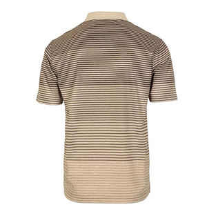 เสื้อโปโลผ้าฝ้ายออร์แกนิคสำหรับผู้ชายเสื้อโอเวอร์ไซส์ลายขวางมีกระเป๋าหน้าอกออกแบบได้ตามต้องการ - Product Image 4