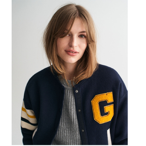 Blouson universitaire léger boutonné respirant pour femme, collection automne 2025, coupe-vent pour l'hiver - Product Image 6