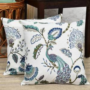 Fundas de Cojín Ecológicas Premium 100% Algodón – Productos Textiles para el Hogar con Elegante Diseño Floral de Fabricante Indio - Product Image 3