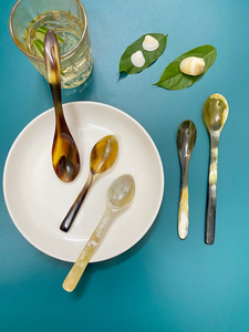 Mejor Producto 2022: Cuchara de Servir Elegante de Cuerno de Cerdo, Cubertería para Restaurante, Cuchara de Servir Plana de Cuerno de Buey y Búfalo para Mesa - Product Image 4