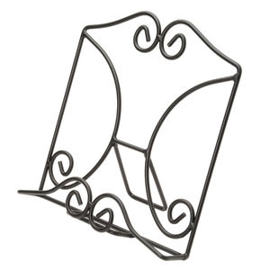 Nouvelle Arrivée Support de Livre en Métal Forgé Noir pour la Décoration de la Maison, du Bureau et du Salon - Product Image 4