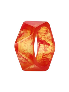 Trendy Lightweight Resin <b>Stretch</b> <b>Bracelet</b> Unique Bead Designs Colorful Embedded Stones Angel/Artificial Europe Resin Crafts - Product Image 2