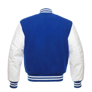 high quality Wool Varsity Letterman <b>Jacket</b> with <b>Leather</b> Sleeves varsity bomber <b>jacket</b> wholesale <b>men</b> varsity <b>jacket</b> - Product Image 4