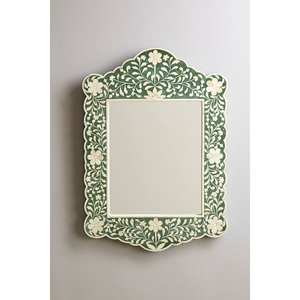 Espejo Decorativo de Pared con Marco de Hueso Incrustado Hecho a Mano, Espejo de Pared Decorativo Natural con Elegante Acento Interior - Product Image 6