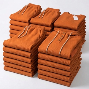 Conjunto Deportivo Personalizado para Hombre, Sudadera con Capucha y Pantalones Jogger, Ropa Deportiva Casual de Dos Piezas Cómoda - Product Image 5