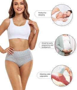 Ropa Interior Femenina de Cintura Alta de Buena Calidad, Tela Suave, Elástica, Transpirable, con Soporte en la Cintura, Cobertura Completa, Fácil de Usar - Product Image 4