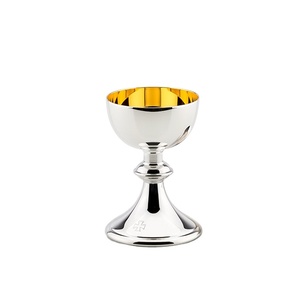 Nickel Plated Chalice Gold and Silver Plated Customized With Embossed Chalice is handmade using high quality brass and steel - Product Image 1