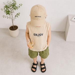เสื้อยืดเด็กสไตล์เกาหลี ผ้าฝ้าย 95% ผสมสแปนเด็กซ์ 5% เนื้อผ้าถัก สวมใส่สบาย ระบายอากาศได้ดี เหมาะสำหรับใส่ทุกวัน - Product Image 3