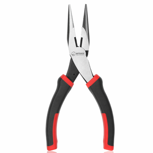6 Inch Stainless Steel Long Nose Pliers with Cutting Edge for <b>Wire</b> Wrapping Jewelry Making DIY <b>Craft</b> and Repair Tools - Product Image 1