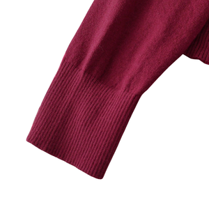 Pull en maille classique pour femme, col rond, manches longues, poignets côtelés, doux, décontracté, coupe régulière, chaud, pour le quotidien, tendance - Product Image 3