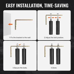 6FT Universal Adjustable <b>Rolling</b> Gate Hardware <b>Kit</b> Heavy Duty Black Steel Sliding Gate Rollers Sliding Gate L Bracket - Product Image 6