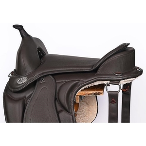 Silla de Montar de Cuero Genuino de Lujo Estilo Vaquero Occidental, Equipo Ecuestre Personalizado con Herrajes Decorativos y Juego de Estribos - Proveedor - Product Image 2