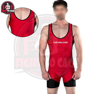 Traje de Competición de Lucha Libre para Hombre, Ropa Deportiva de Artes Marciales de Spandex y Poliéster Estampado con Cuello Redondo, Tejido Elástico Duradero, Ropa de Entrenamiento - Product Image 6