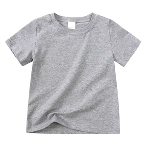 T-shirt décontracté pour homme 2026, couleur unie, en polyester/coton, grande taille, pour l'été, en tissu tricoté, séchage rapide, respirant, coupe ample - Product Image 1