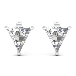 REYES Precio al por Mayor, Pendientes de Diamantes Cultivados en Laboratorio CVD HPHT en Plata de Ley 925, Joyería Fina para Uso Diario para Mujer - Product Image 4