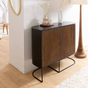 Aparador redondo Vandana Radiant Optima en madera de mango y metal Ysé - Product Image 4