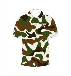 เสื้อกอล์ฟพิมพ์ลายดอกไม้พฤกษศาสตร์สำหรับผู้ชาย ผ้าโพลีเอสเตอร์คุณภาพสูง แขนสั้น น้ำหนักเบา ระบายอากาศได้ดี - Product Image 3