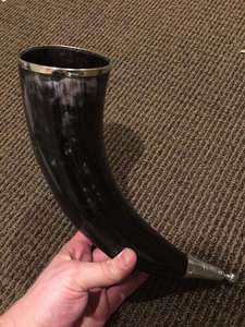 Chopes à bière tendance en corne polie grande taille avec support, motif animalier, pour fêtes d'anniversaire et bars - Product Image 4