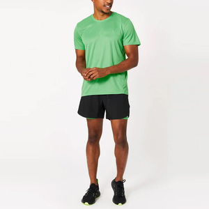 Camiseta Deportiva Sublimada con Diseño Personalizado, Secado Rápido, Tacto Suave, Ropa de Gimnasio de Alta Elasticidad, Cuello en V, 100% - Product Image 4