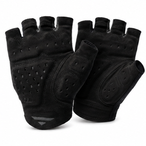 Guantes de Levantamiento de Pesas de Medio Dedo, Transpirables, Antideslizantes, de Cuero Ligero, con Cierre de Velcro, Unisex, para Actividades al Aire Libre - Product Image 1