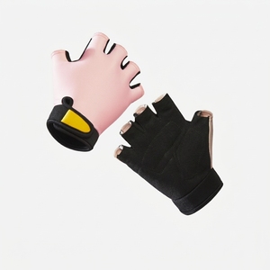 Gants de cyclisme personnalisés en gros, demi-doigts, respirants, antidérapants, avec rembourrage en gel antichoc pour le vélo - Product Image 1