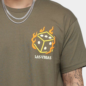 Camiseta Premium Urbana con Estampado Gráfico, Tejido Transpirable, Diseño de Letras en Relieve Personalizadas, Ropa Casual, Pedidos al por Mayor, Moda - Product Image 4
