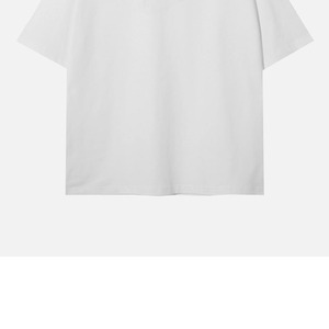 New Custom Logo Solid Vintage Acid Washed Knitted 240g 100% Cotton Anti-Wrinkle O-Neck Oversized Short Sleeve <b>T</b>-Shirt - Product Image 4