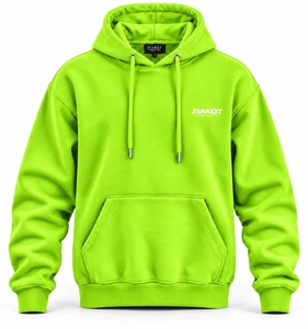 Sudadera con Capucha Extra Grande Personalizada Color Esmeralda para Hombre, Forro Polar de Poliéster Grueso, Bolsillo, 250g, Secado Rápido, Calidad Premium, Ropa Urbana - Product Image 2