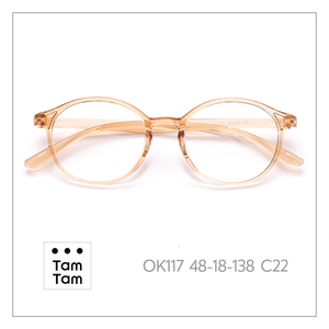 ทัมทัม OK117 กรอบแว่นตาใสแบบเต็มขอบ 48-18-138 สำหรับผู้ใหญ่ทุกเพศ แก้ไขการมองเห็น - Product Image 4