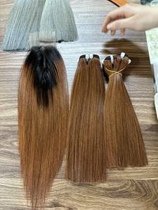 2024 Hot Bonestraight Extensions de cheveux têtes d'entraînement femmes faisceaux vietnamiens pour les femmes noires - Product Image 3