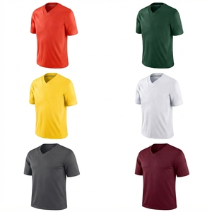 Wholesale Summer <b>Mens</b> American Football Jersey Solid Color Short Sleeve Front Outdoor Sports Training Breathable Quick Drying - Product Image 6