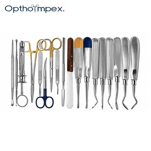 Juego de Instrumentos Quirúrgicos Dentales Manuales de Acero Inoxidable de Alta Calidad, Herramientas de Cuidado Bucal para Extracción de Dientes y Procedimientos de Implantes - Product Image 3