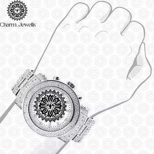 Reloj de Lujo Charm Jewells para Hombre, de Acero Inoxidable, Esfera de 40 mm, Correa de 20 cm, Movimiento Mecánico, Resistente al Agua 10 Bar, Fecha Automática - Product Image 2