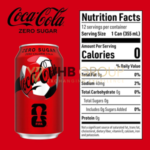 โฮคาอิโด้ เวอร์ชั่น FIFÁ สำหรับปี 2026 น้ำอัดลมรสออริจินัลแบบไม่มีน้ำตาล บรรจุกระป๋อง 330 มล. - Product Image 6