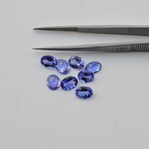 Piedra Preciosa Suelta de Tanzanita Azul Real Natural de 4x6mm, Corte Ovalado Facetado, Diseño Único para Joyería, Ofertas de Moda - Product Image 1