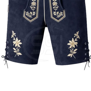 Shorts en cuir écologique de qualité supérieure pour hommes, confortables et décontractés, conçus pour les festivals et les fêtes - Product Image 5