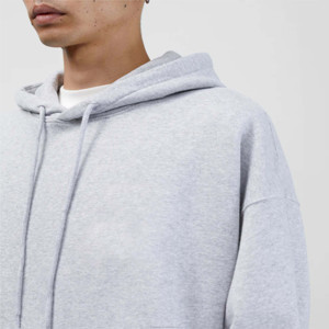 Couleur unie 100% coton hommes sweats à capuche conception personnalisée style streetwear à la mode hiver vente en gros à bas prix - Product Image 5
