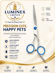 Ciseaux professionnels pour toilettage des animaux, pour couper les poils des animaux, ciseaux de toilettage pour une coupe lisse et facile, professionnels - Product Image 6