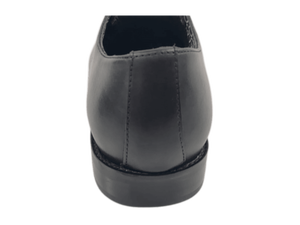 Chaussures habillées noires en peau de mouton à bout pointu pour hommes Dlords, style Oxford à enfiler, pour le bureau et la carrière, toutes saisons, couleur unie, semelle extérieure en TPR, EVA - Product Image 4