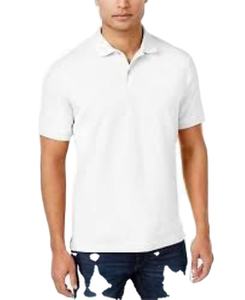 100% coton blanc hommes t-shirt avec polo personnalisé t-shirt coton imprimé surdimensionné hommes décontracté à manches courtes coton t-shirt à la vente en gros - Product Image 1