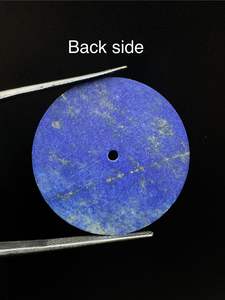Cadran de montre en lapis-lazuli naturel avec pyrite, taille 31,50 mm, fabrication de cadran de montre, usine directe, cadran de montre en pierres précieuses - Product Image 6