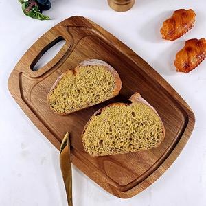 Ensemble de planches à découper de qualité supérieure avec poignée ergonomique, rainure profonde pour le jus, surface compatible avec les couteaux, parfait pour la découpe et le service quotidiens - Product Image 1