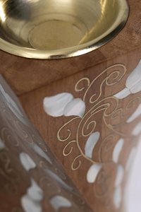 Quemador de Incienso de Madera y Metal Ecológico de Lujo, Porta Incienso Árabe para Bodas Religiosas, Regalos de Inauguración de Casa - Product Image 4