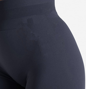 Shorts Deportivos de Cintura Alta para Mujer, Talla Grande, con Bolsillo con Cierre, Leggings de Yoga, Cintura Elástica, Lisos, 2026 - Product Image 6