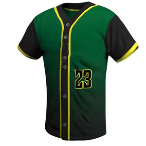 Offre Spéciale – Ensembles d'uniformes de baseball personnalisés 100 % polyester, col ras du cou, poches, respirants, séchage rapide, grandes tailles, confortables pour hommes - Product Image 4
