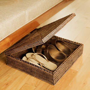 <b>Kitchen</b> organizers and decor rattan <b>storage</b> basket box functional natural <b>boxes</b> competitive price - Product Image 4