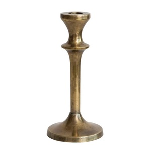 Traditional <b>Brass</b> Candle <b>Holder</b> for Home Table Presentation Prayer Gathering Display with Premium Interior Enhancement - Product Image 2