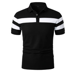 Chemises polo personnalisées pour hommes, style boutonné, respirantes, élégantes, en coton sublimé - Product Image 1