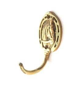 Perchero Clásico de Metal con Doble Gancho, Resistente, para Colgar Abrigos y Sombreros - Product Image 1